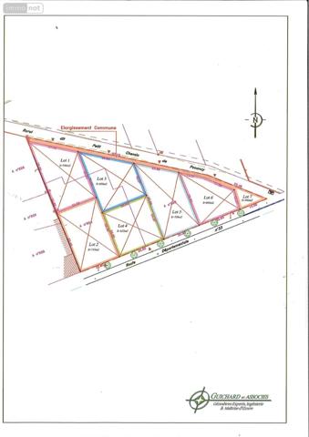 Terrain à Batir à vendre à Thibie dans la Marne (51510), ref : TERRAIN A BATIR A THIBIE (MARNE) LOT 2