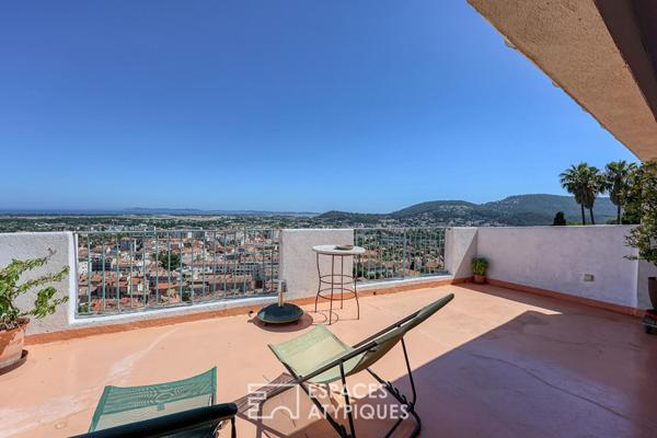 Maison de charme avec terrasse et vue mer