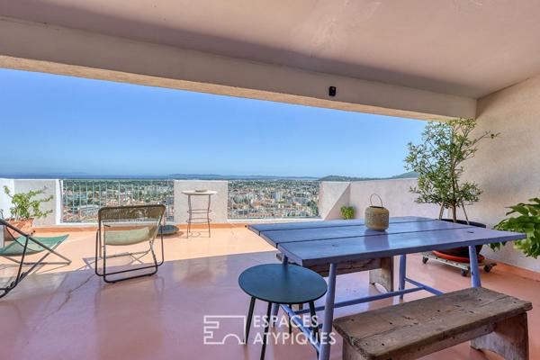 Maison de charme avec terrasse et vue mer