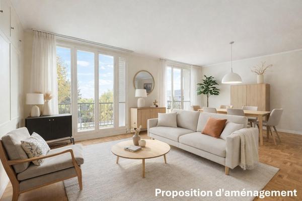 Appartement 80m² 2chambres 6min RER garage