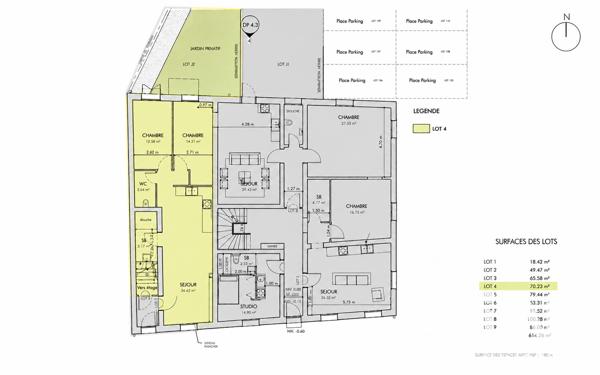 Appartement à vendre 3 pièces 70 m² Novéant-sur-Moselle