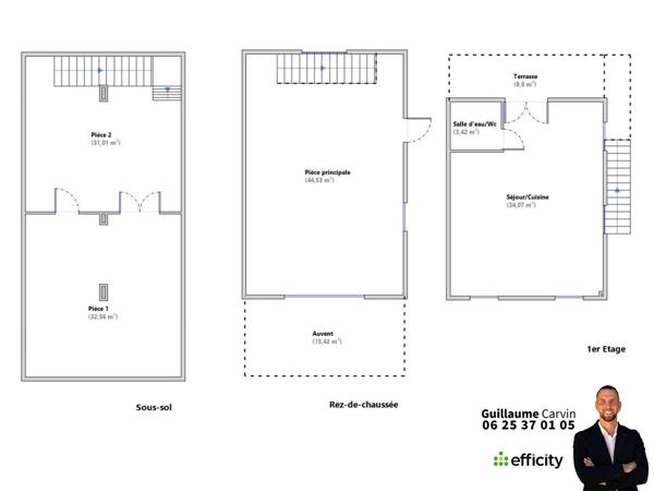 Local Commercial 6 pièces - 179 m²