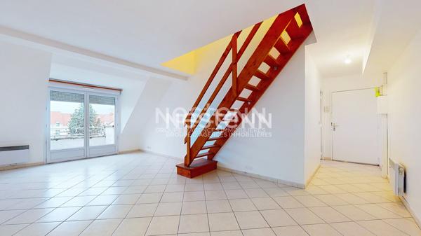 A louer à LONGJUMEAU, T3 en duplex avec balcon et place de parking en sous-sol