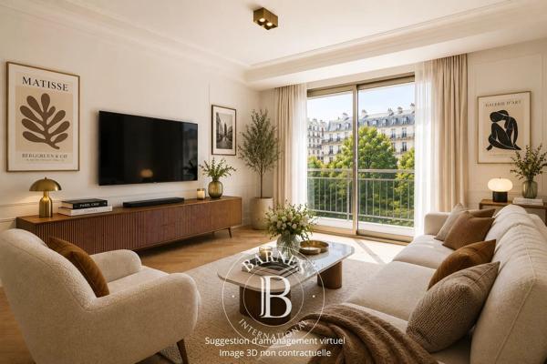 Paris 16ème, Appartement 3 Chambres -  130 m² à vendre