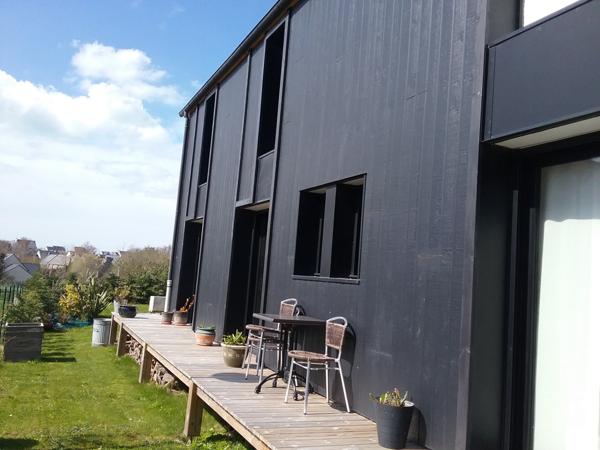 Maison architecte non mitoyenne, 125 m2, 3 ch.