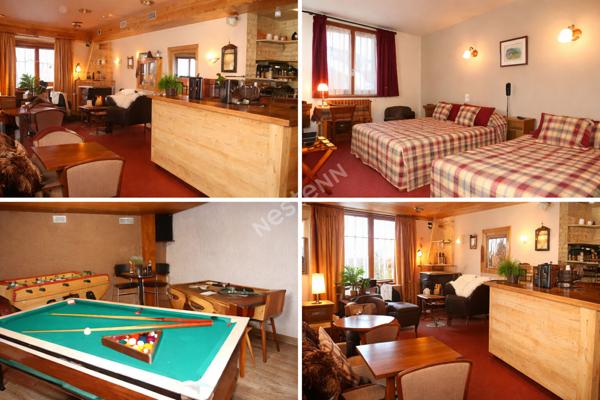 Hôtel 3* à vendre sur La Clusaz 74, murs et fonds de commerces