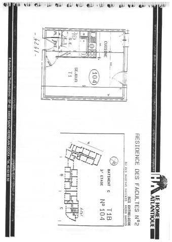 Appartement à louer à Nantes (44200)
