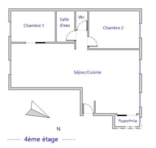 Appartement à vendre 3 pièces 65 m² Nantes