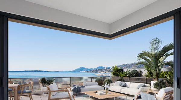 Juan-les-Pins/ Vue Mer Panoramique/4P Appartement