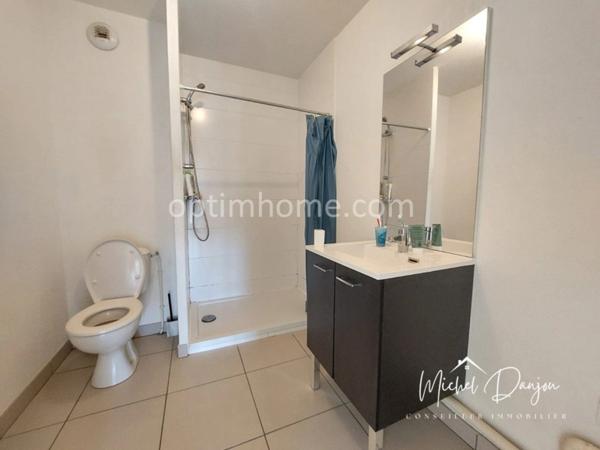 Saint-Orens-de-Gameville – Appartement T2 de 45 m² habitables avec balcon, box et 1place de parking