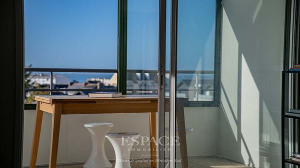 Concarneau centre-ville - T4 au dernier étage, avec vue sur la baie