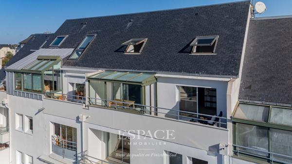 Concarneau centre-ville - T4 au dernier étage, avec vue sur la baie