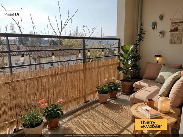 Appartement 3 pièces - 44300 Nantes -  Géraudière - Boissière