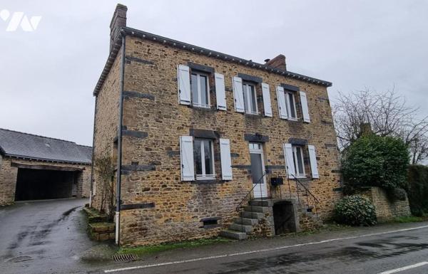 VISSEICHE - Bourg : Maison pierres avec dépendance et terrain