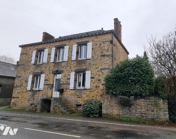 VISSEICHE - Bourg : Maison pierres avec dépendance et terrain