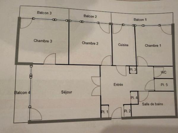 Appartement à vendre 4 pièces METZ (57)
