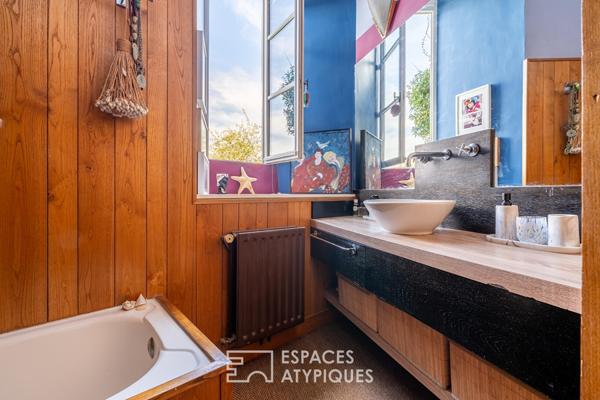 Appartement de caractère avec jardin et vue Saône