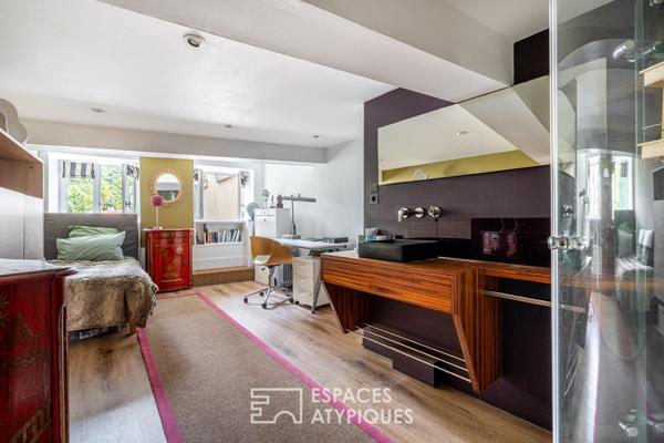Appartement de caractère avec jardin et vue Saône