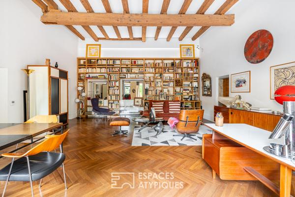 Appartement de caractère avec jardin et vue Saône
