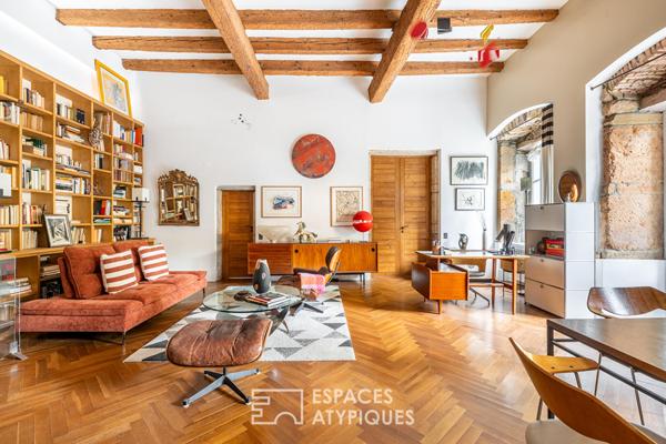 Appartement de caractère avec jardin et vue Saône