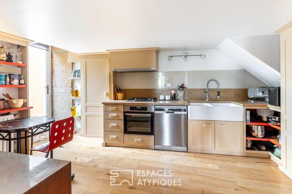 Appartement de caractère avec jardin et vue Saône