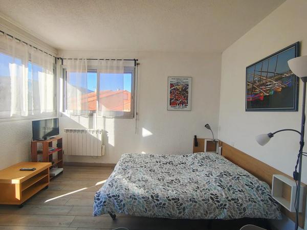 Grand studio avec terrasse et vue dégagée