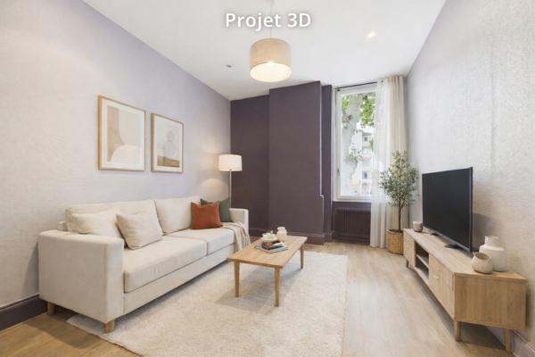 Appartement T3 avec garage et cave quartier Chateauvert