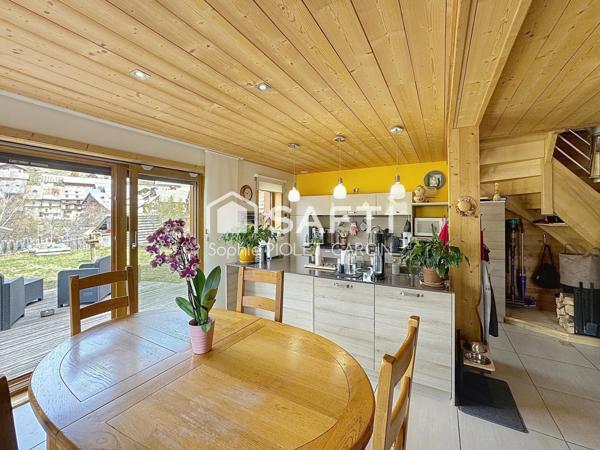 Chalet de belle facture au pied d’une nature généreuse à Cervières