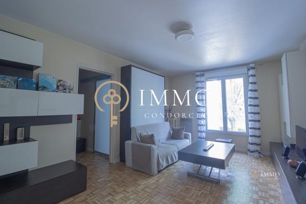 Studio de 38m² face à la Roseraie