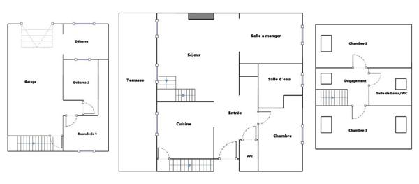 CHAMPIGNY - MAISON 100 m² - S-SOL TOTAL - 3CH 330 000 €