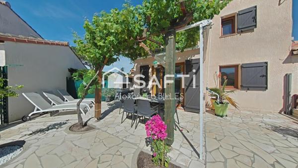 Maison T3 dans résidence avec piscine, place de parking privative