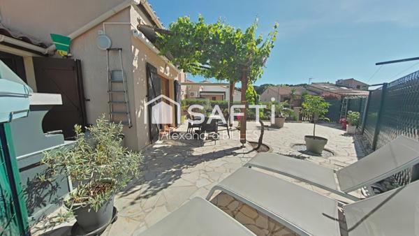 Maison T3 dans résidence avec piscine, place de parking privative