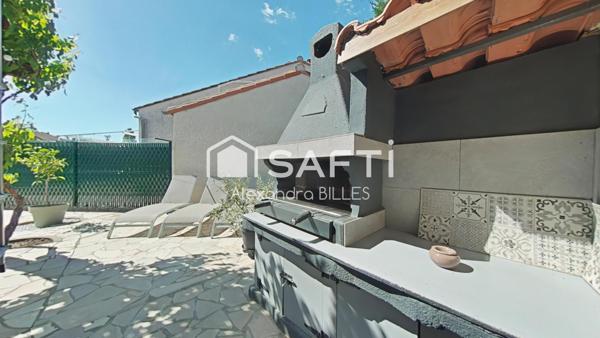 Maison T3 dans résidence avec piscine, place de parking privative