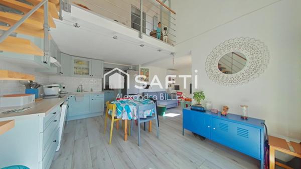 Maison T3 dans résidence avec piscine, place de parking privative