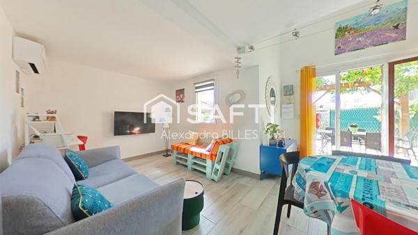 Maison T3 dans résidence avec piscine, place de parking privative