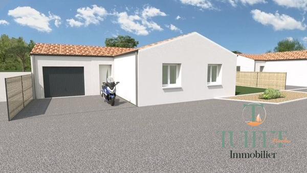 MAISON NEUVE de PLAIN-PIED+GARAGE et JARDIN