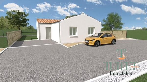 MAISON NEUVE de PLAIN-PIED+GARAGE et JARDIN