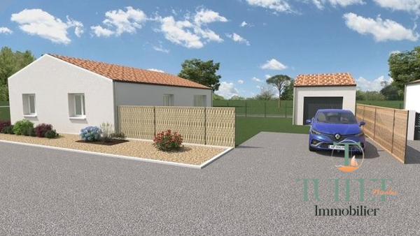 MAISON NEUVE de PLAIN-PIED+GARAGE et JARDIN