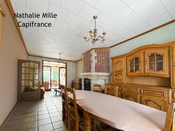 Maison à vendre avec GARAGE 3 voitures à VALENCIENNES (59)