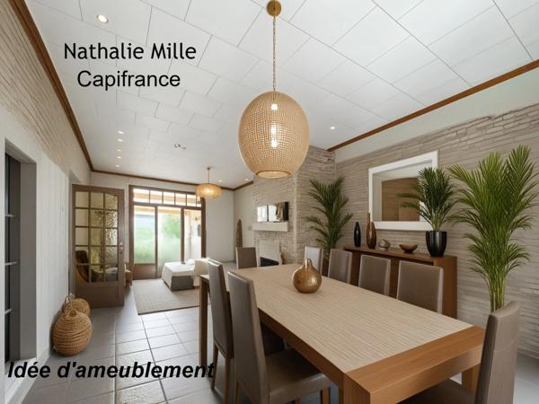 Maison à vendre avec GARAGE 3 voitures à VALENCIENNES (59)