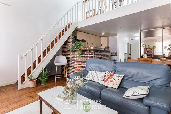 Duplex en dernier étage aux Carmes