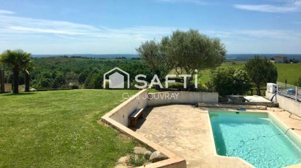 VUE MAGNIFIQUE !!! Maison 140 M2 sur les hauteurs à 10 minutes de MONTAUBAN