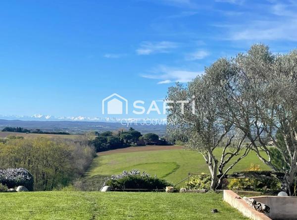 VUE MAGNIFIQUE !!! Maison 140 M2 sur les hauteurs à 10 minutes de MONTAUBAN