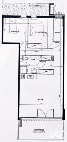 Appartement à vendre 3 pièces 74 m² Bidart