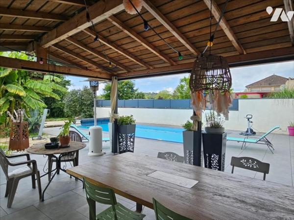Propriété parfait état avec piscine sur terrain 1560 m²