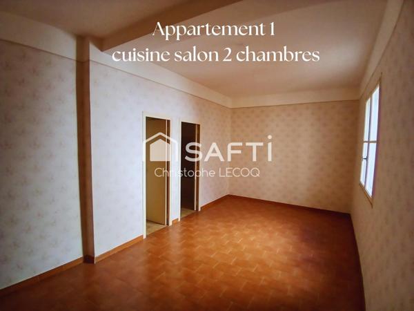 LODÈVE – APPARTEMENT À RÉNOVER (AVEC CAVE)