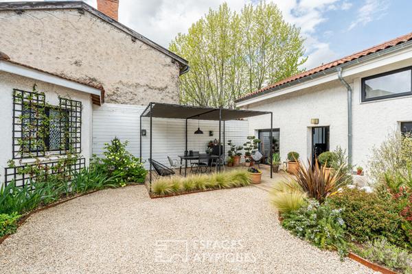 Maison loft atelier au coeur du village de La Tour de Salvagny