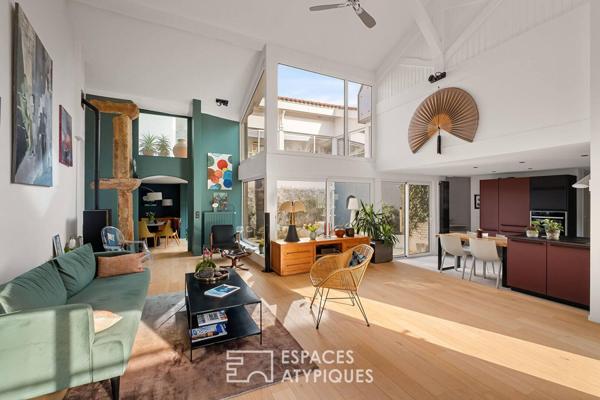 Maison loft atelier au coeur du village de La Tour de Salvagny