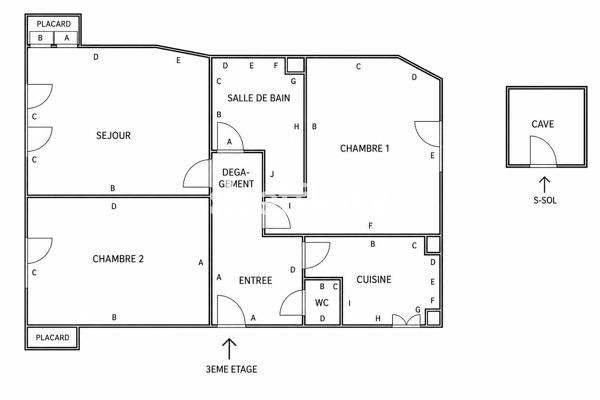 Appartement
         3 pièces
        - 56 m² Exclusivité 459 000 € *