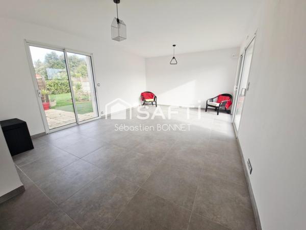 Maison plain pied 3 chambres avec garage